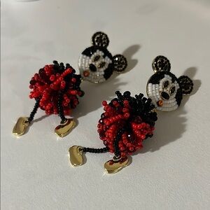 Disney Mickey Mouse Beaded Earrings Baublebar